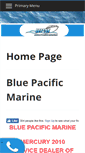 Mobile Screenshot of bluepacificmarine.com.au